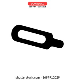 thermometer icon or logo isolated sign symbol vector illustration - high quality black style vector icons
