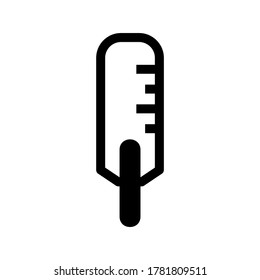 Thermometer icon or logo isolated sign symbol vector illustration - high quality black style vector icons
