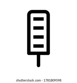 Thermometer icon or logo isolated sign symbol vector illustration - high quality black style vector icons
