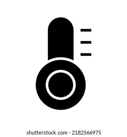 thermometer icon or logo isolated sign symbol vector illustration - high quality black style vector icons

