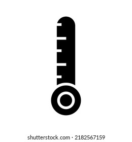 thermometer icon or logo isolated sign symbol vector illustration - high quality black style vector icons
