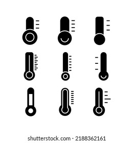 thermometer icon or logo isolated sign symbol vector illustration - Collection of high quality black style vector icons
