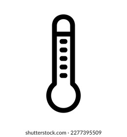 thermometer icon or logo isolated sign symbol vector illustration - high quality black style vector icons
