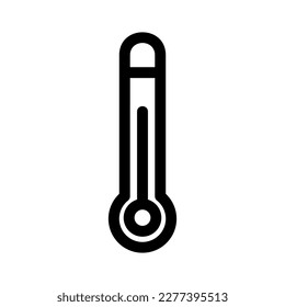 thermometer icon or logo isolated sign symbol vector illustration - high quality black style vector icons
