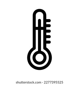 thermometer icon or logo isolated sign symbol vector illustration - high quality black style vector icons
