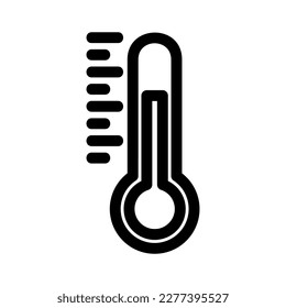 thermometer icon or logo isolated sign symbol vector illustration - high quality black style vector icons
