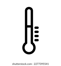 thermometer icon or logo isolated sign symbol vector illustration - high quality black style vector icons
