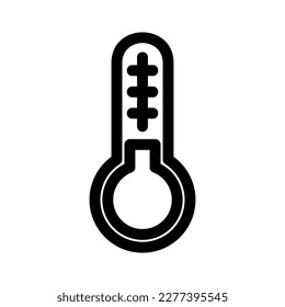 thermometer icon or logo isolated sign symbol vector illustration - high quality black style vector icons
