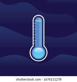 diseño de icono y logotipo de termómetro