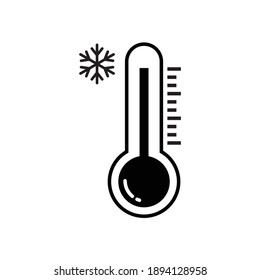 thermometer icon for measuring the temperature in body of human