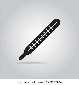 Thermometer icon, medical icon