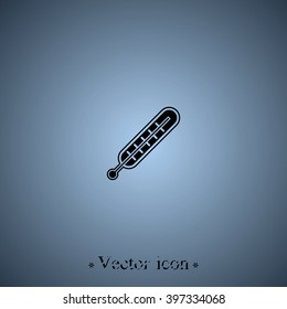 Thermometer icon. Modern thermometer. Medical thermometer.