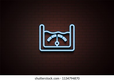 thermometer icon in Neon 