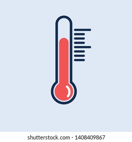 Thermometer icon, new trendy isolated illustraion vector icon