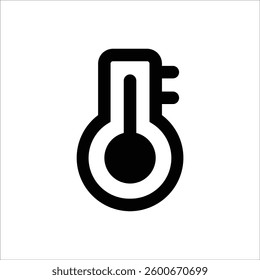 A thermometer icon representing body temperature checks for health monitoring.