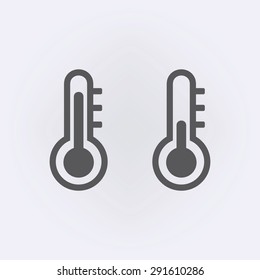 Thermometer icon set
