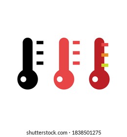 Icono de termómetro activado en los pasos 8