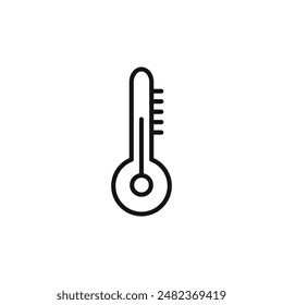 Thermometer Icon Set Temperature Measurement Illustrations for Healthcare and Science