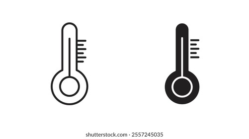 Thermometer Icon set. vector illustration set
