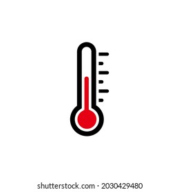 thermometer icon set vector sign symbol