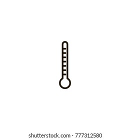 thermometer icon. sign design