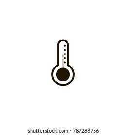 thermometer icon. sign design