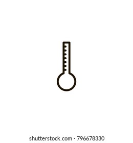 thermometer icon. sign design
