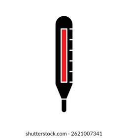 Thermometer icon. sign for mobile concept and web design. vector illustration