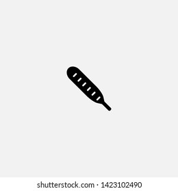 thermometer icon sign signifier vector