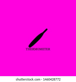 thermometer icon sign signifier vector