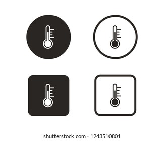 Thermometer icon sign symbol