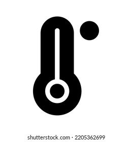 Thermometer icon. thermometer sign in trendy flat design. vector illustration