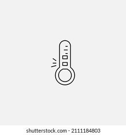 Thermometer icon sign vector,Symbol, logo illustration for web and mobile