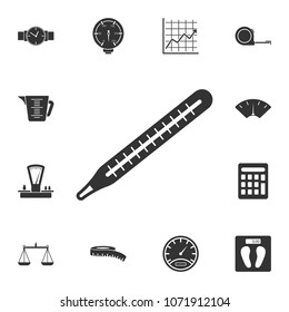 thermometer icon. Simple element illustration. thermometer symbol design from Measuring collection set. Can be used in web and mobile on white background