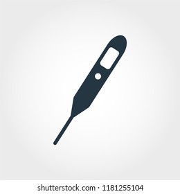 Thermometer icon. Simple element illustration Thermometer icon design from medicine collection. Line style icon design. Symbols for web design, apps, software, print.