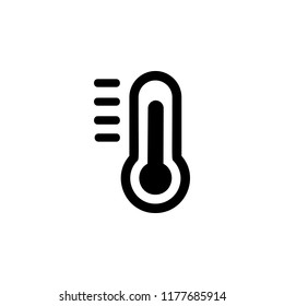 thermometer icon. Simple glyph vector of Medicine set for UI and UX, website or mobile application