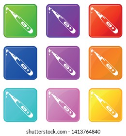 Thermometer icon. Simple illustration of thermometer vector icon for web.