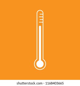 Thermometer Icon, stock vector illustration, EPS10.