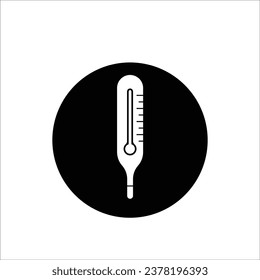 Thermometer icon stock vector illustration