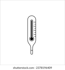 Thermometer icon stock vector illustration