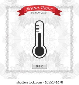 Thermometer icon. symbol