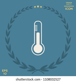 Thermometer icon. symbol