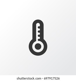 Thermometer Icon Symbol. Premium Quality Isolated Temperature  Element In Trendy Style.