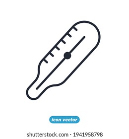 thermometer icon. thermometer symbol template for graphic and web design collection logo vector illustration