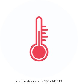 Thermometer icon, symbol vector design. Great for mobile app, web design, print materials, etc.