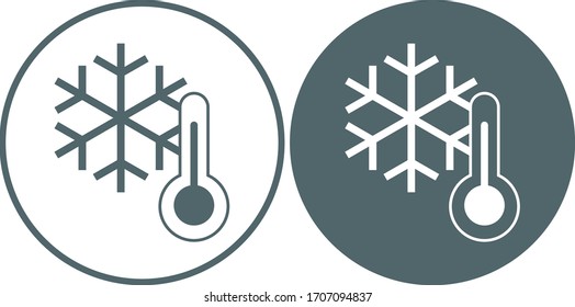 Thermometer icon. Thermometer symbol. Vector illustration