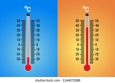 thermometer icon,  Temperature degrees , vector design