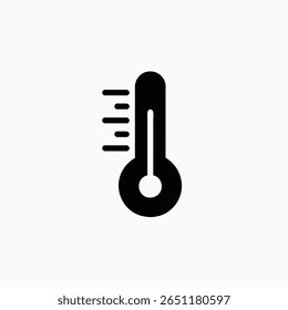 thermometer icon temperature icon fully editable vector template	