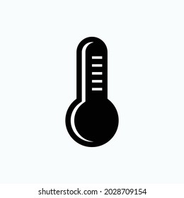 Thermometer Icon. Temperature Measure Symbol  - Vector.