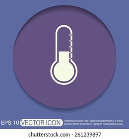 thermometer icon . temperature symbol